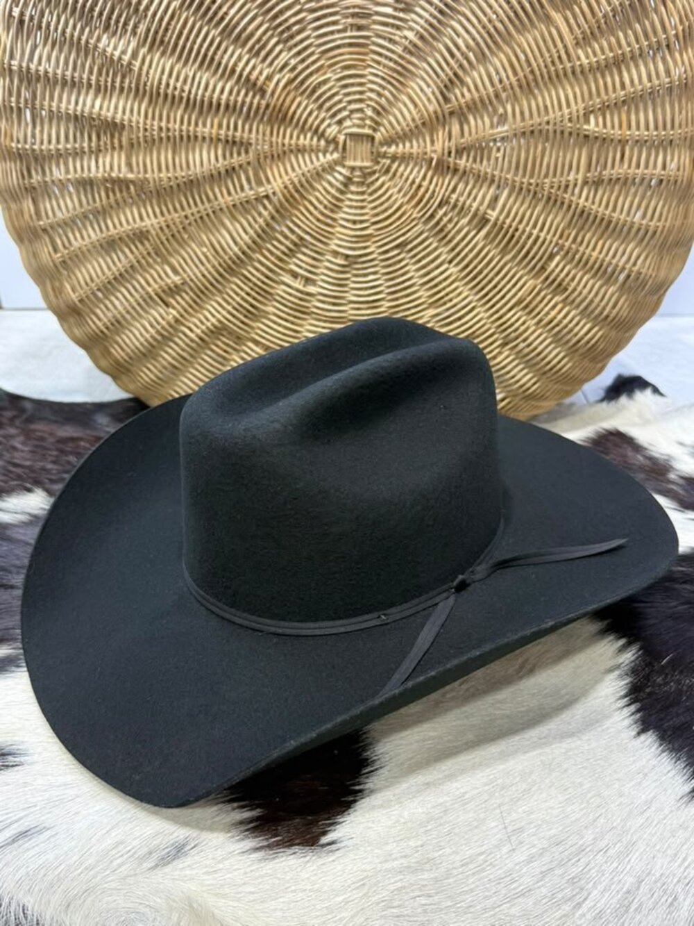 Stetson Cattleman 3X Black Wool Cowboy Hat 7 1/8